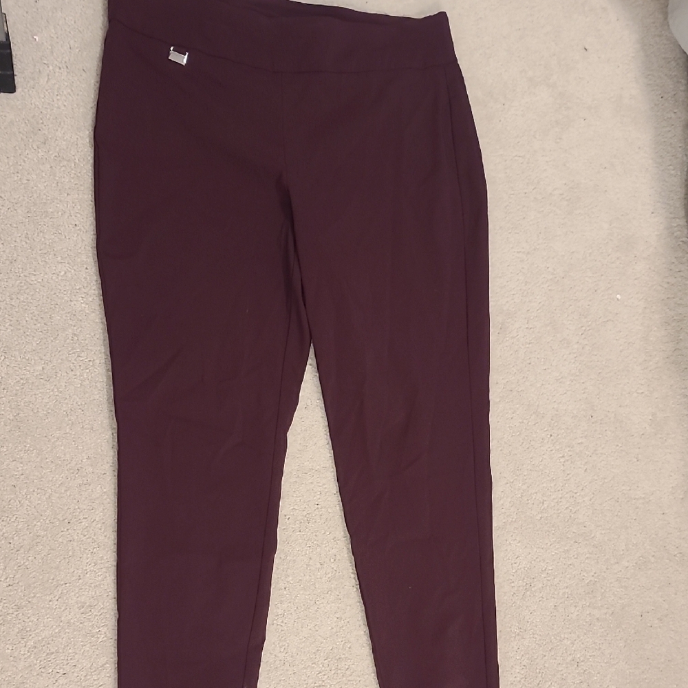 Alfani Purple Skinny Pants Sleek Design